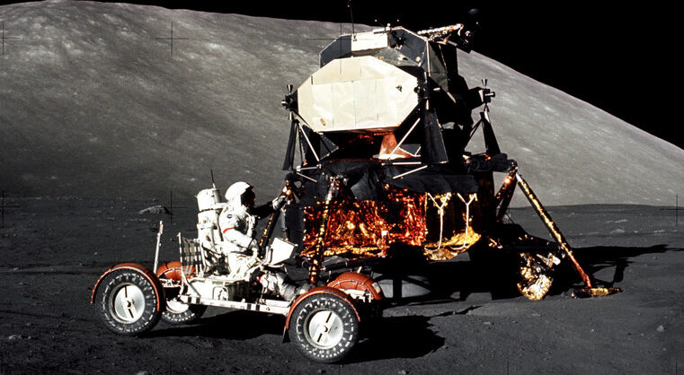 Who drove the Americans off the Moon?